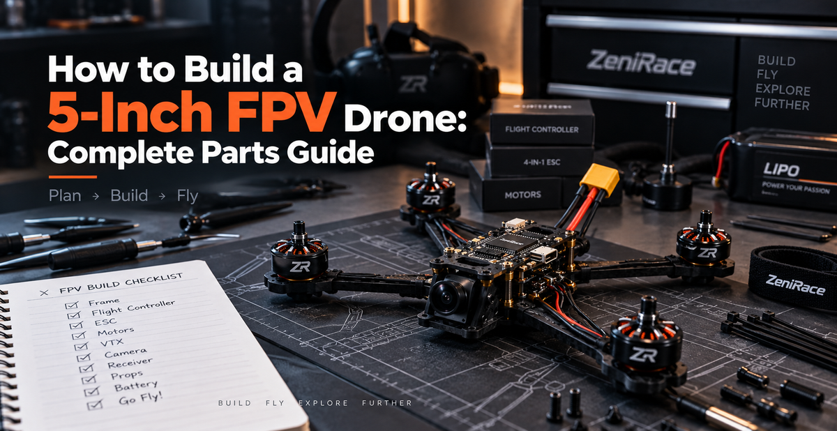 How to Build a 5-Inch FPV Drone: Complete Parts Guide