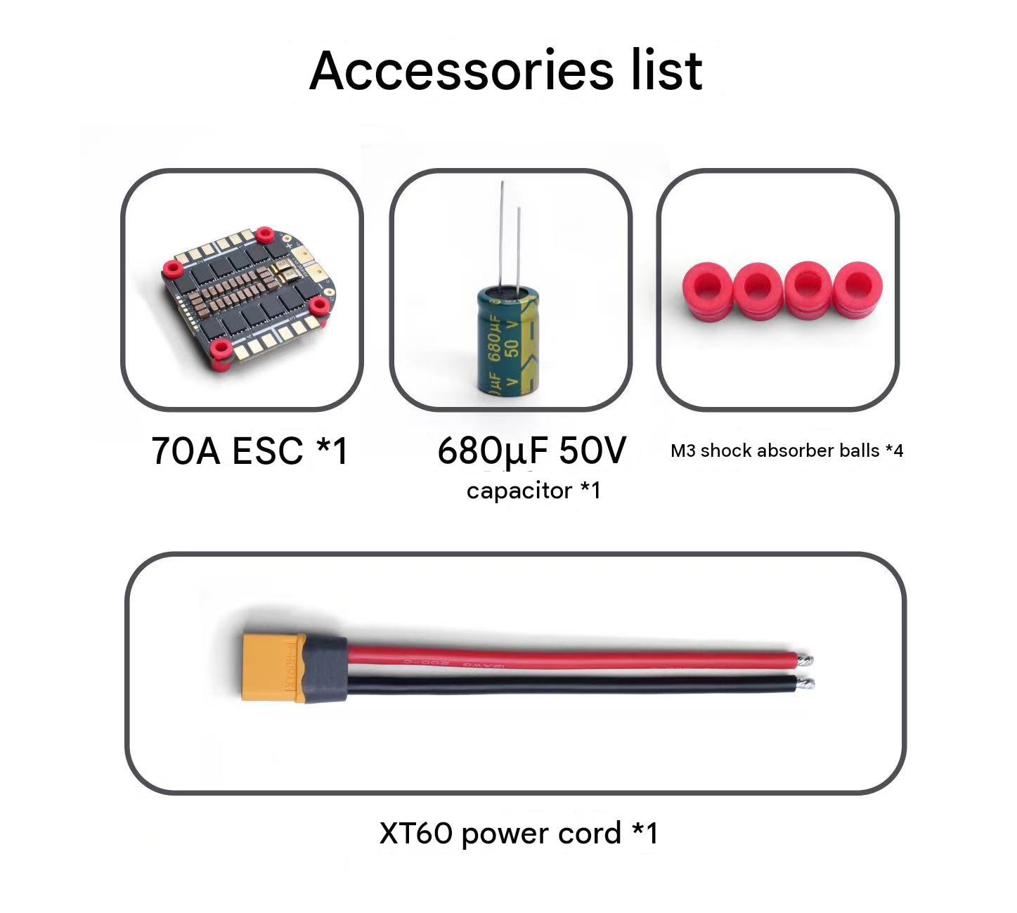 ZeniRace 60A/65A/70A 4-in-1 ESC