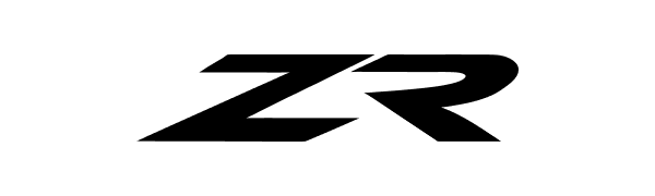 A stylized black 'ZR' logo on a plain white background.